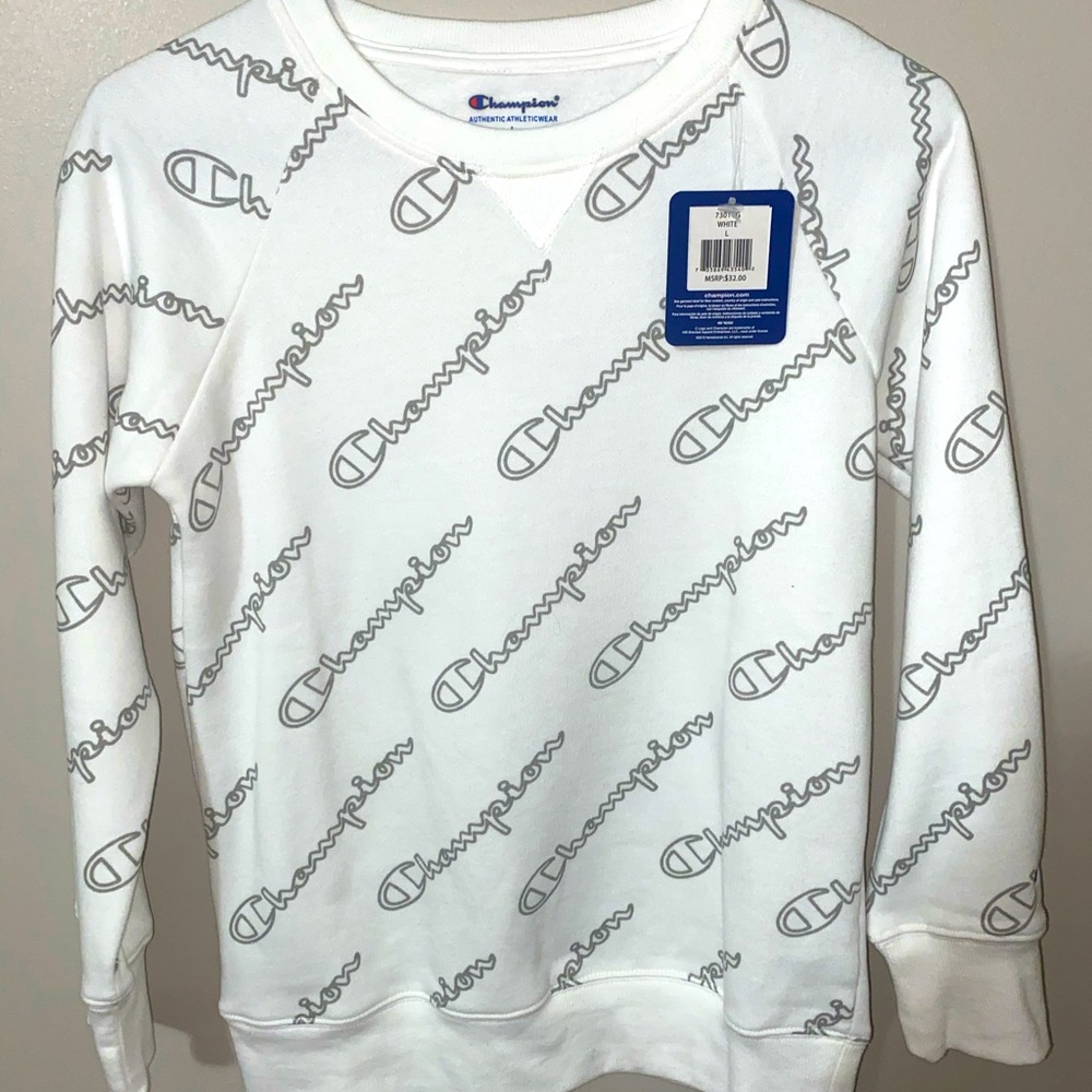 Girls Champion logo sweatshirt